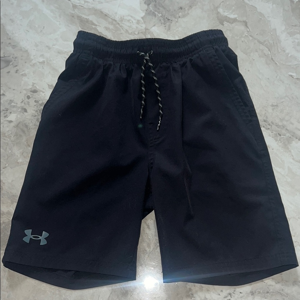 Under Armour Boys Black Shorts